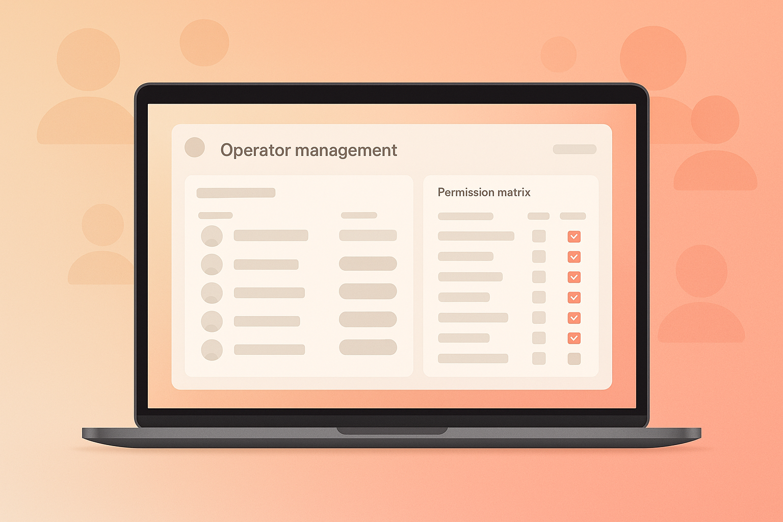 Operator & Role Management